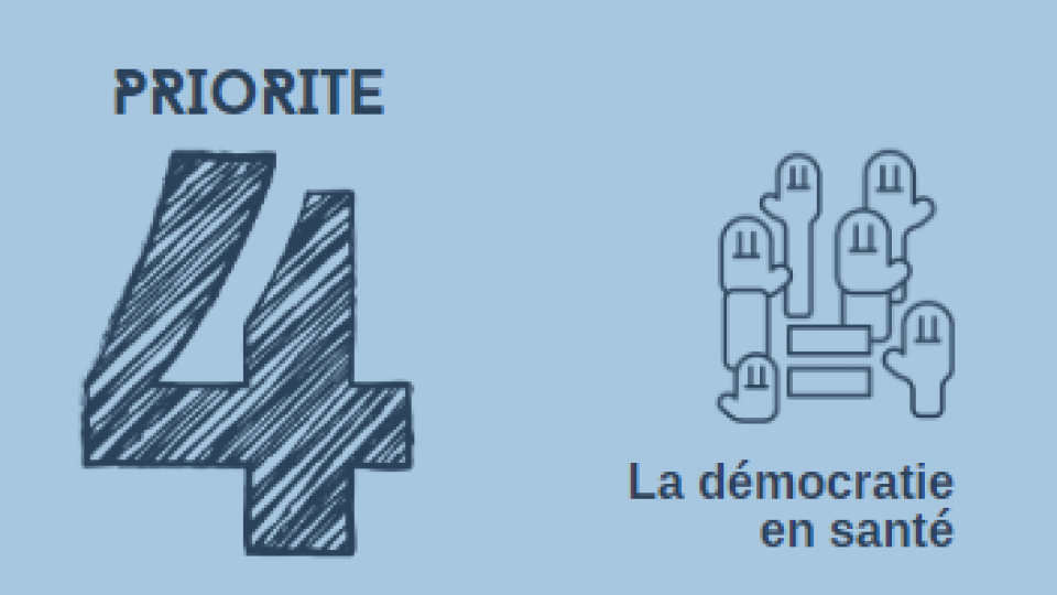 Favoriser la démocratie en santé    